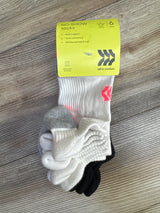 NEW All In Motion No-Show Socks 6pk sz L/3-10Y