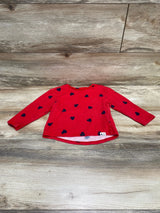 Baby Gap Heart Print Shirt Red sz 2T