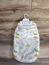 NEW Baby Starters 2pc Swaddle Blanket w/ Hat White sz 0-3m