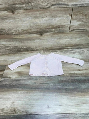 Oshkosh Scalloped Sweater Knit Cardigan Pink sz 9m - Me n Mommy To Be
