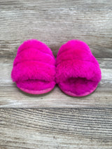 UGG Fluff Yeah Slides Hot Pink Sz 8c