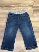 Cat & Jack Denim Drawstring Pants Blue sz 18m