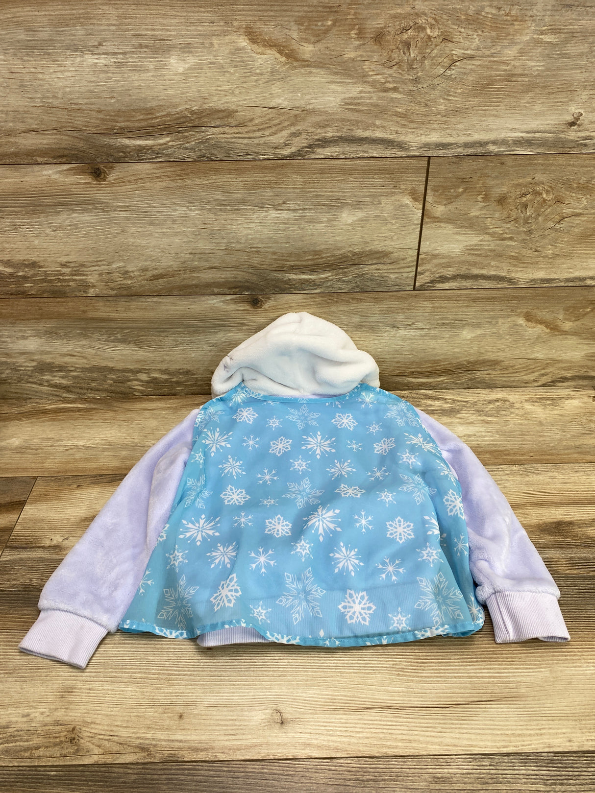 Disney Parks Frozen Full Zip Hoodie White sz 4-5T