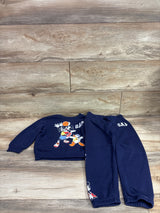 Baby Gap x Disney Mickey Mouse Pullover Sweatshirt & Joggers Navy sz 4T