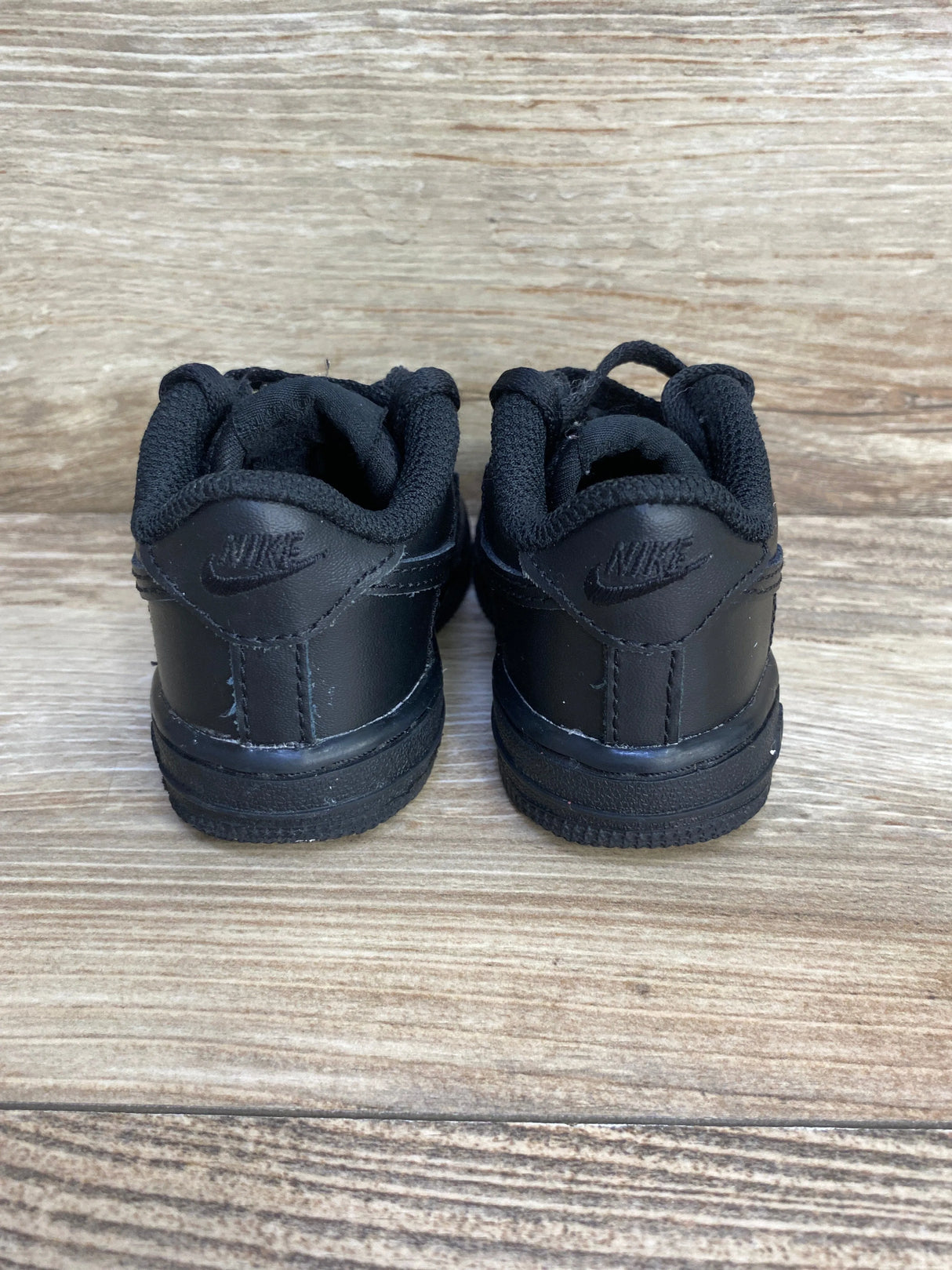 Nike Air Force 1 '06 TD 'Triple Black' Sneakers sz 4c