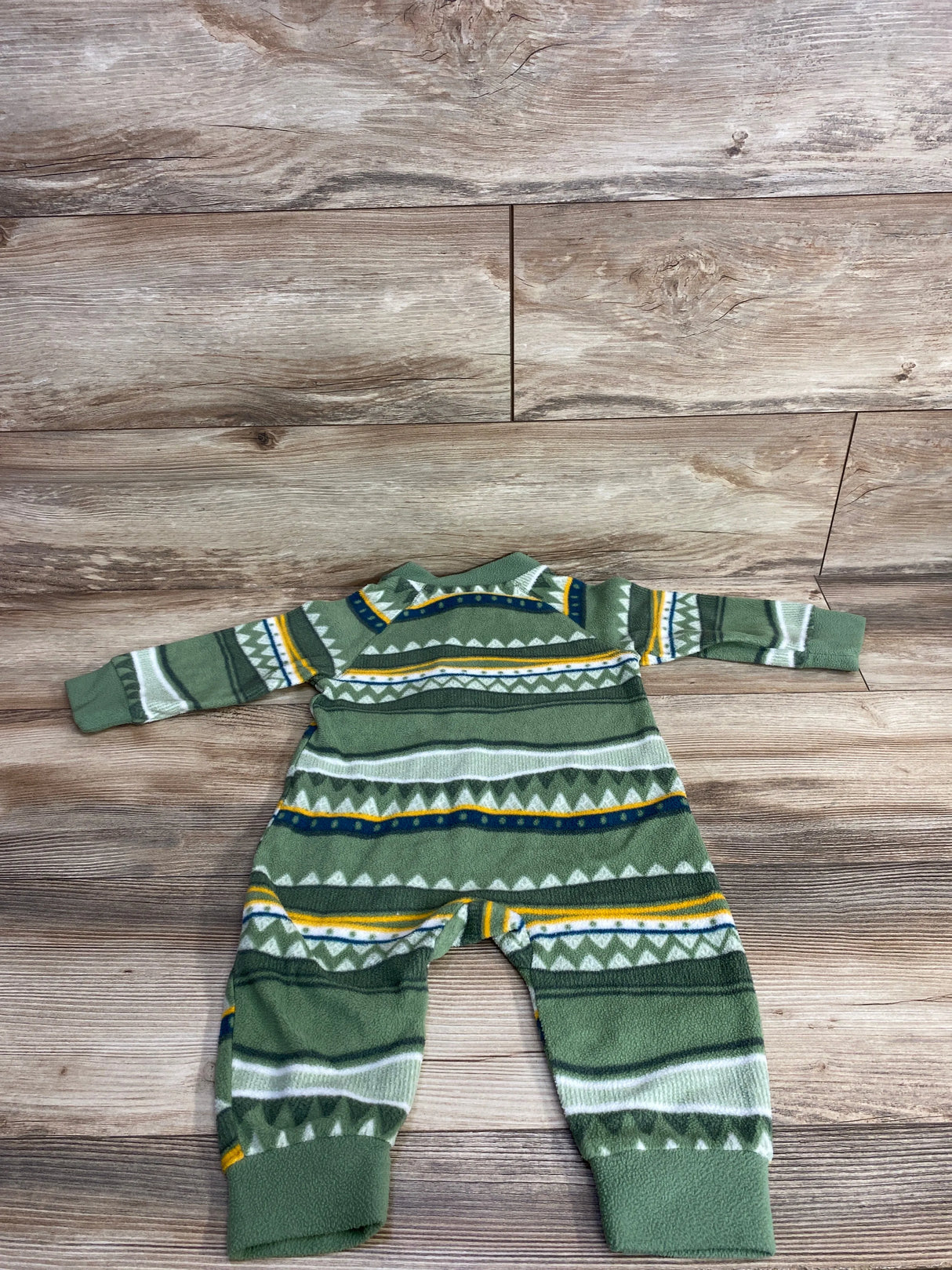 Ciraf Striped Blanket Sleeper Olive sz 9-12m