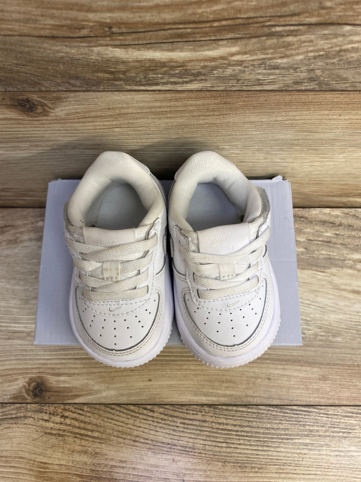 Nike Toddler Force 1 Low EasyOn White sz 4c