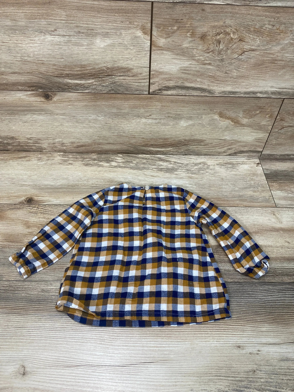 Carter's Plaid Top Brown sz 18m