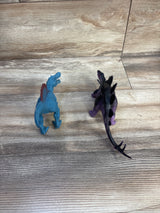 2pk Dinosaur Action Figures