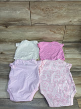 Hello Kitty 4pk Bodysuits Pink sz 3/6m
