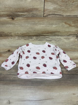 PL Baby Strawberry Quilted Pullover Sweatshirt Ivory sz 18m