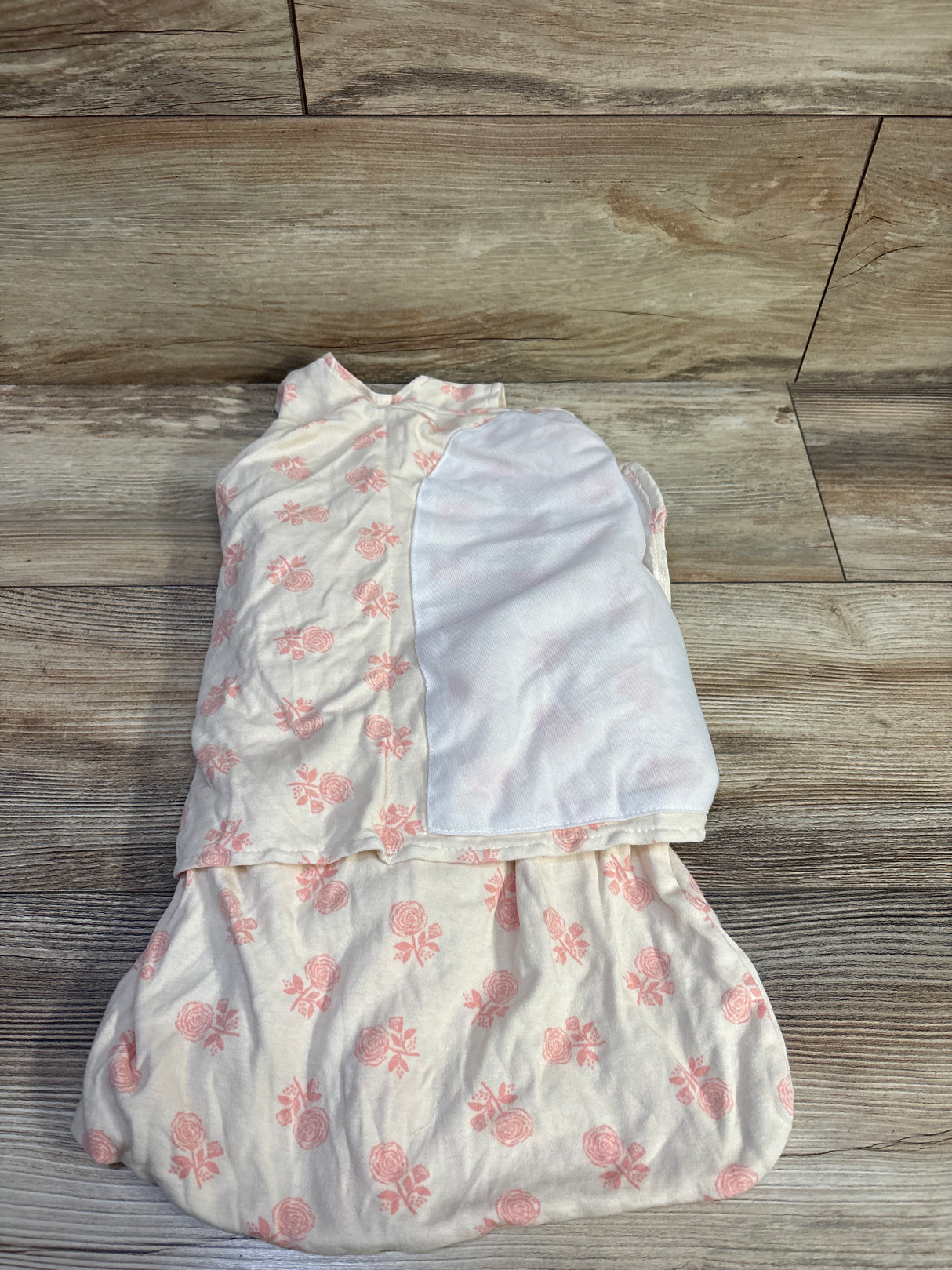 Halo SleepSack Swaddle Watercolor Rose Cream sz 0-3m