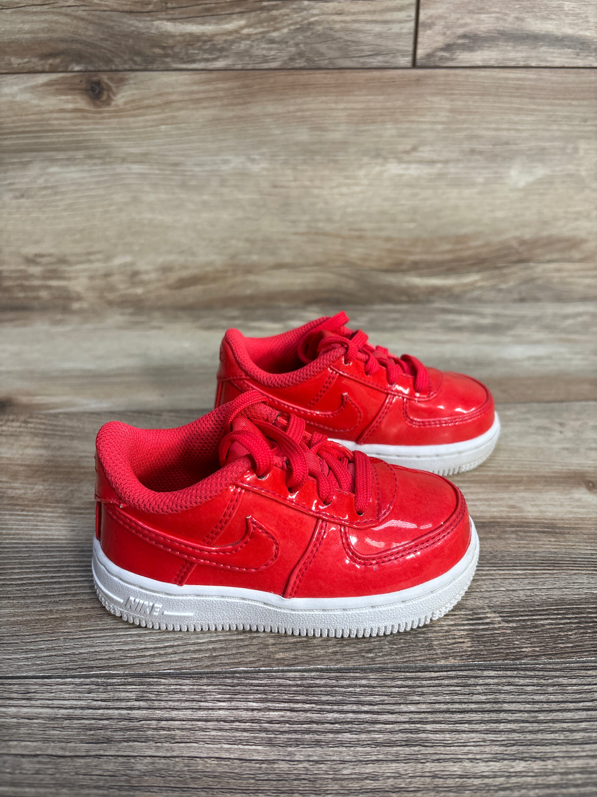 Nike Force 1 LV8 UV TD 'Siren Red' Sneakers sz 6c