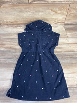 Crown + Ivy Kids Hooded Terry Cloth Swim Cover Up Navy sz 3T