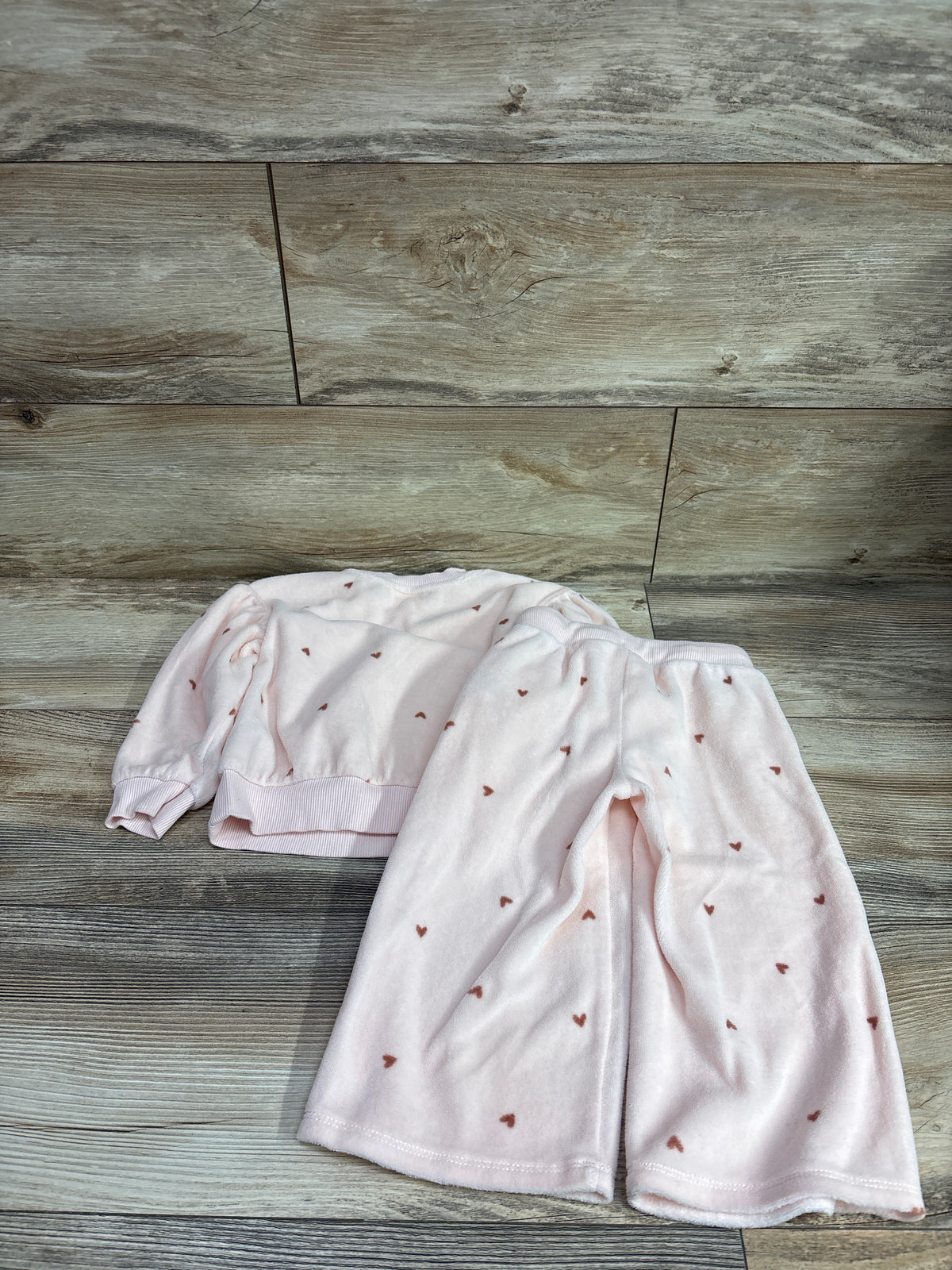 Cat & Jack 2pc Pullover Sweatshirt & Joggers Set Pink sz 2T