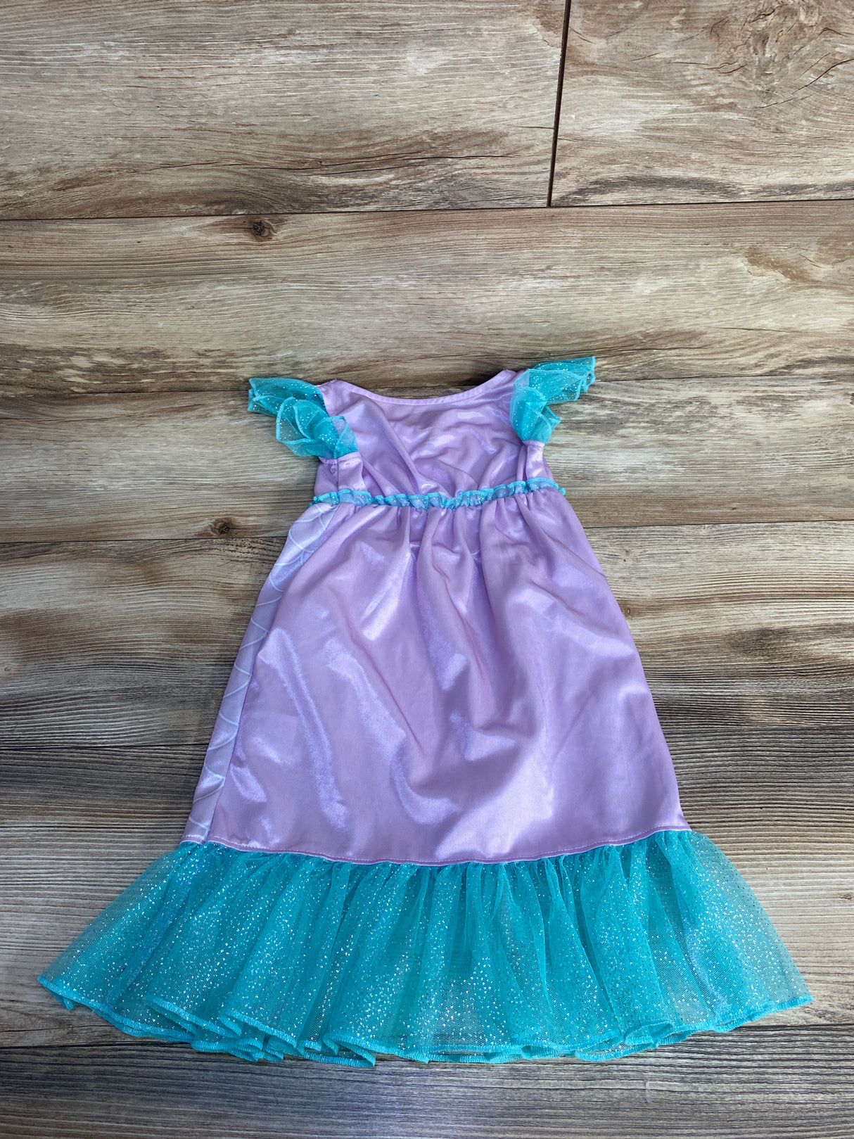 Disney Princess Tulle Ariel Night Gown Purple sz 2T