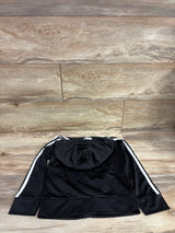 Adidas Full Zip Hooded Track Jacket Black sz 5T