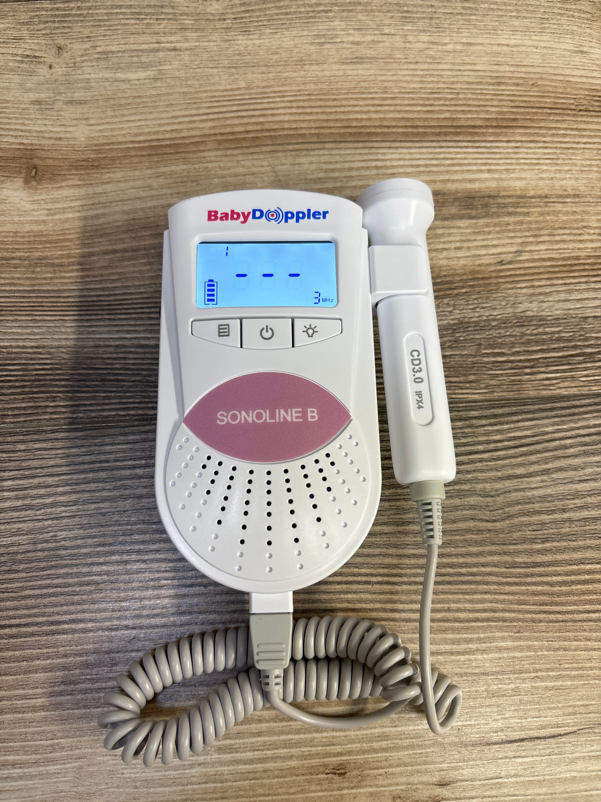 BabyDoppler Sonoline B Fetal Doppler in Pink