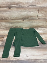 Kyte Baby 2pc Bamboo Long Sleeve Pajama Set Green sz 3T