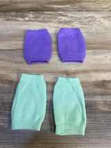 NWOT 2pk Baby Crawling Knee Pads Purple/Green