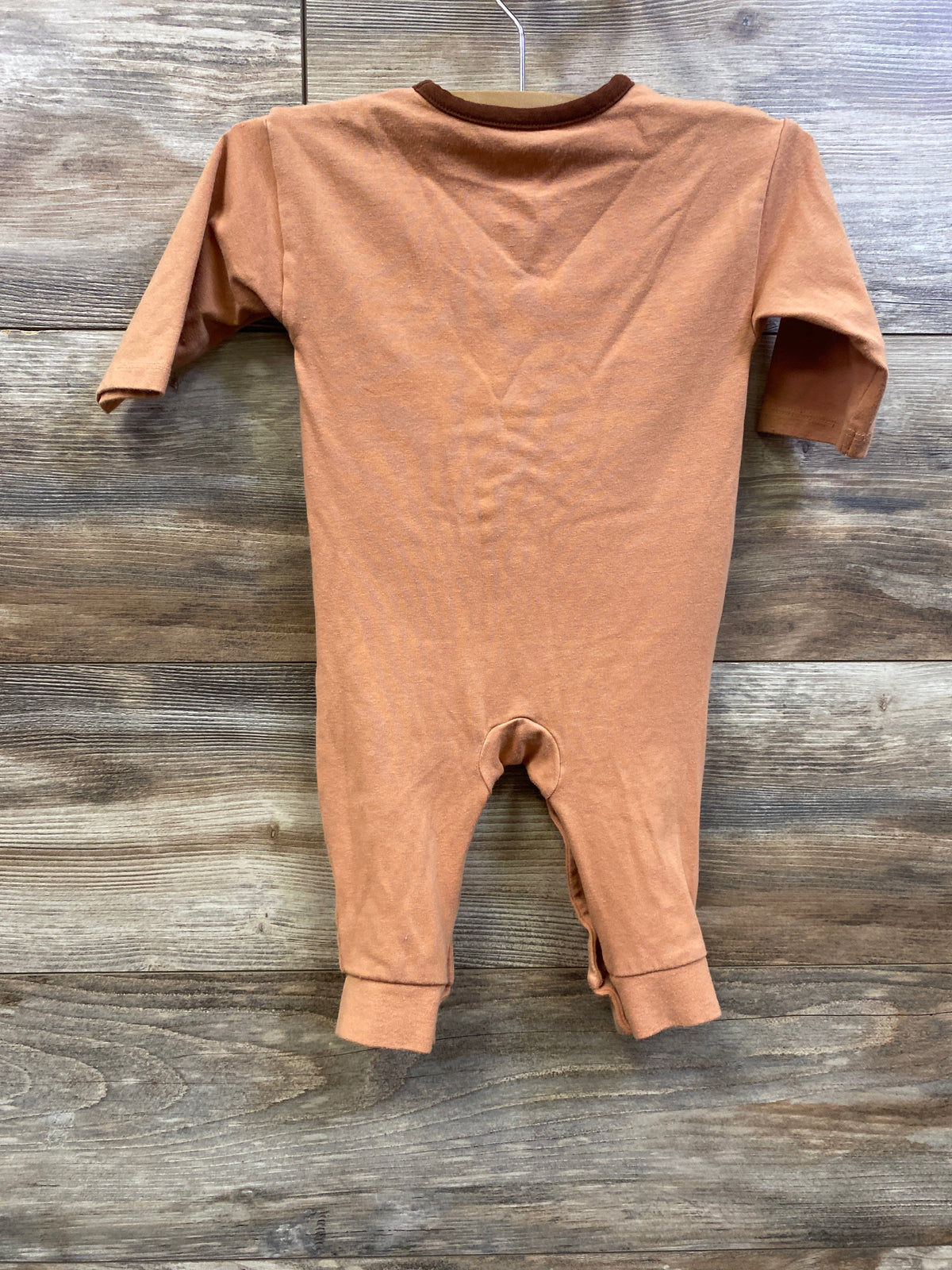 Cat & Jack Wake Up Crew Coverall Orange sz 3-6m