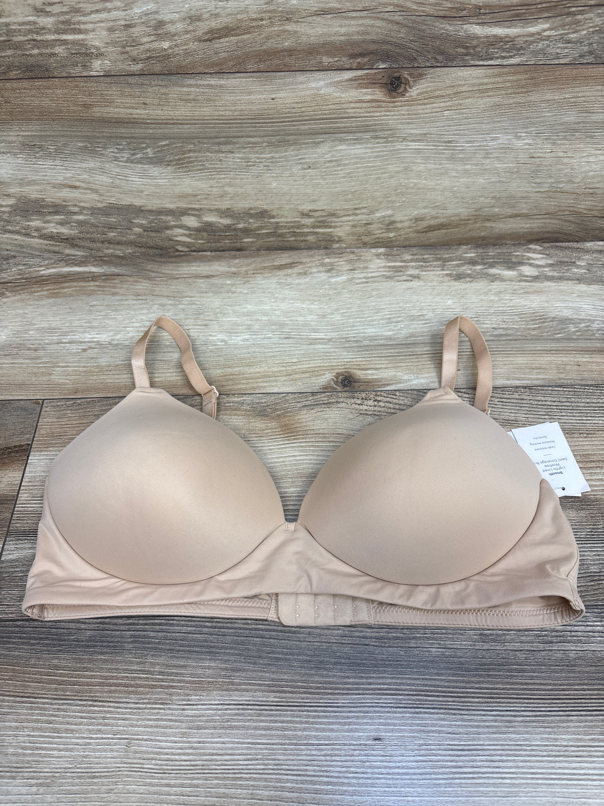NEW Auden Wirefree Absorbent Nursing Bra - Beige sz 38C