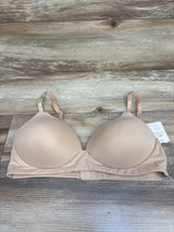 NEW Auden Wirefree Absorbent Nursing Bra - Beige sz 38C