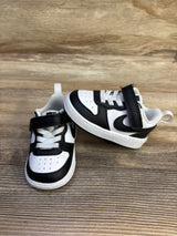 Nike Court Borough Low Recraft TD 'Black White' Sneakers sz 4c