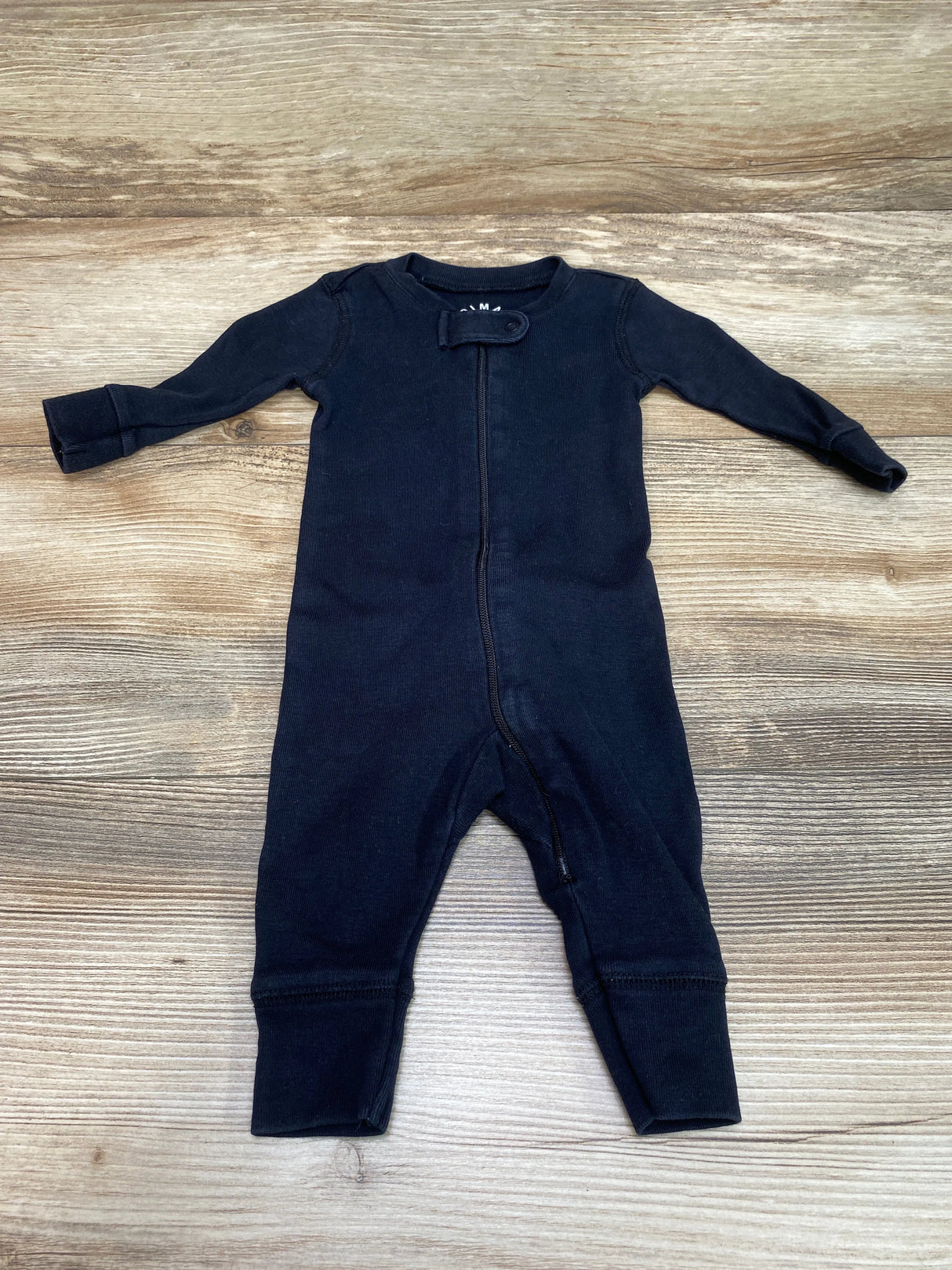 Primary Organic Footless Sleeper Black sz 0-3m