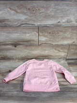 Cat & Jack Happy As Can Bee Pull Over Sweater Pink sz 2T