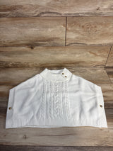 Janie & Jack The Cable Knit Cape White sz 3T