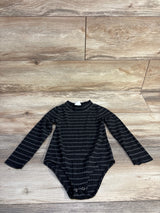 Zara Striped Long Sleeve Bodysuit Black sz 2-3T - Me n Mommy To Be
