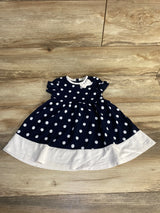 Primark Polka Dot Dress Navy sz 18-24m