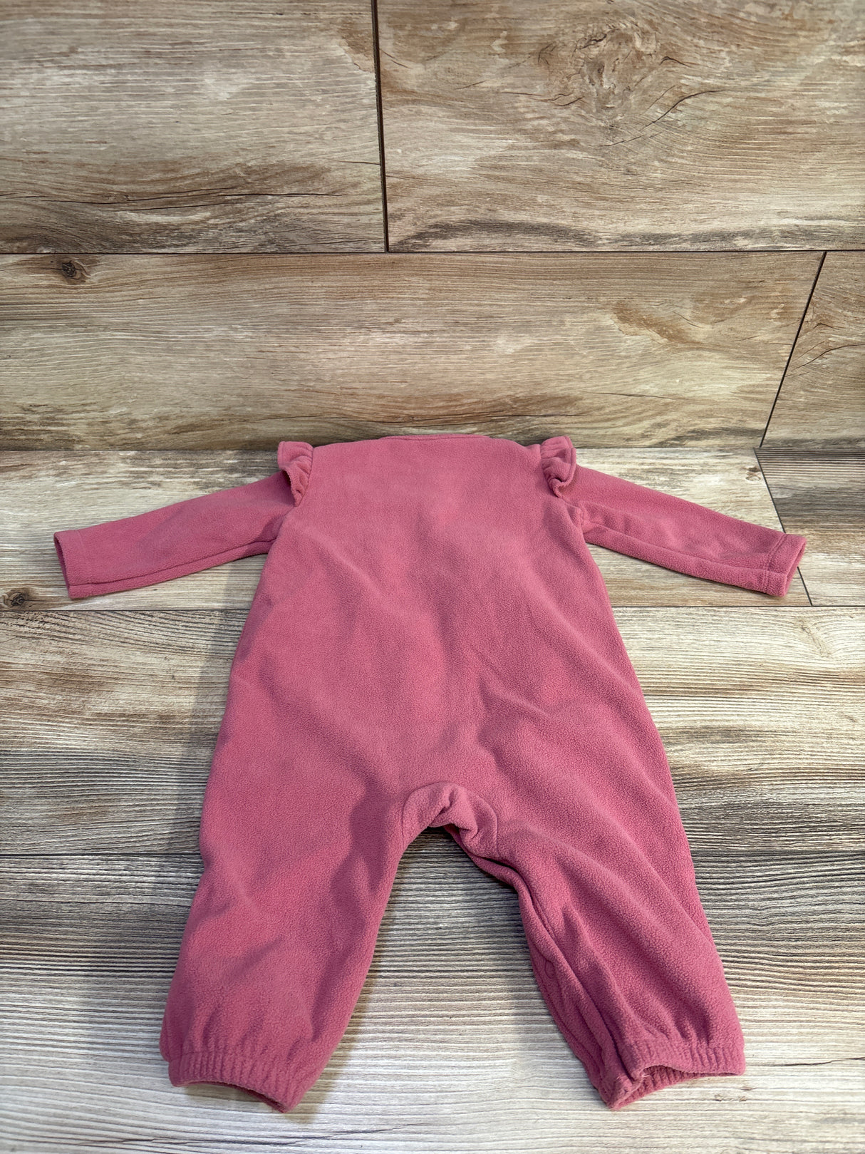 Carter's Fleece Henley Coverall Pink sz 6m