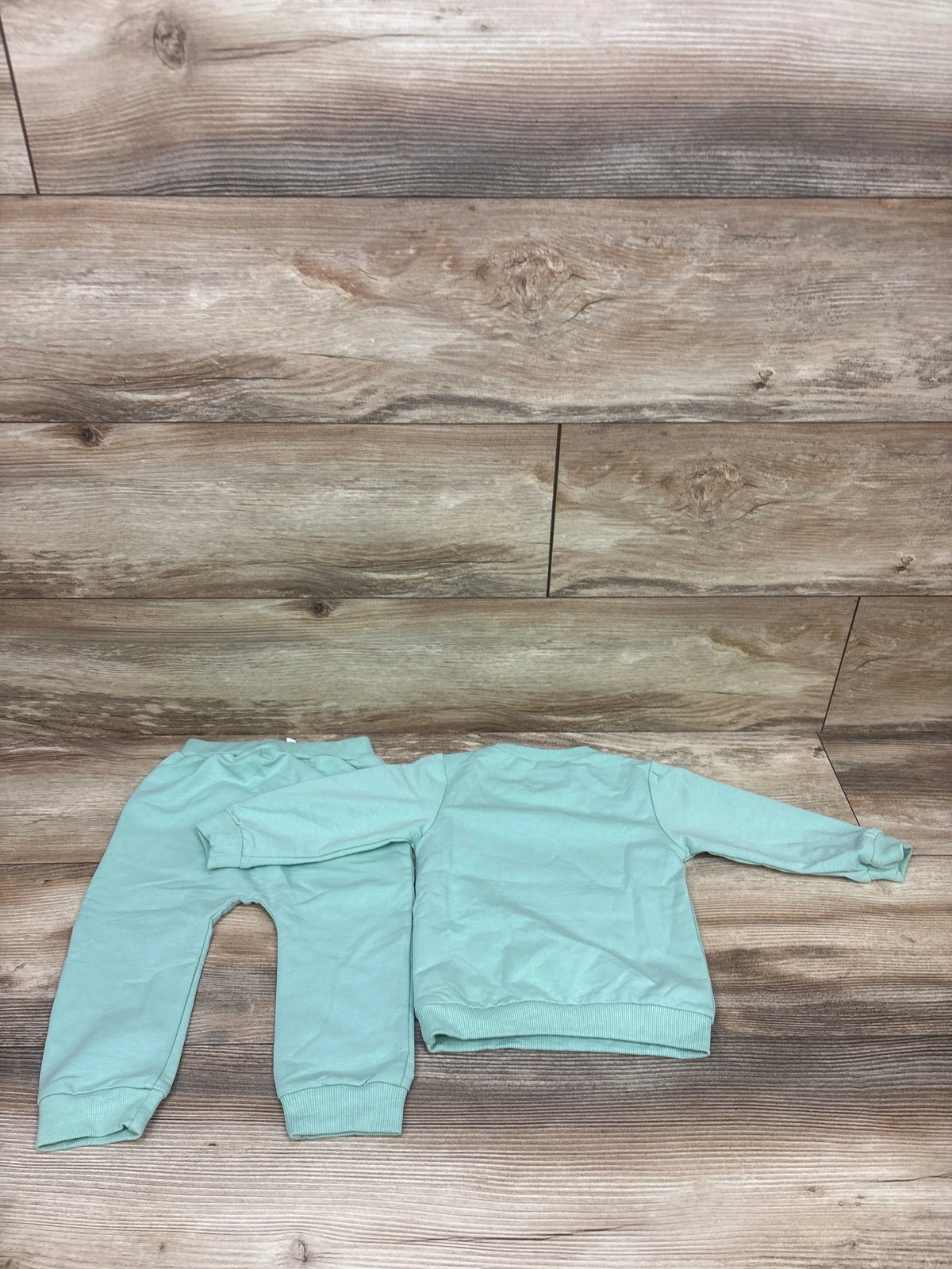 In My One Year Old Era 2pc Sweatshirt Set Mint Green sz 12-18m