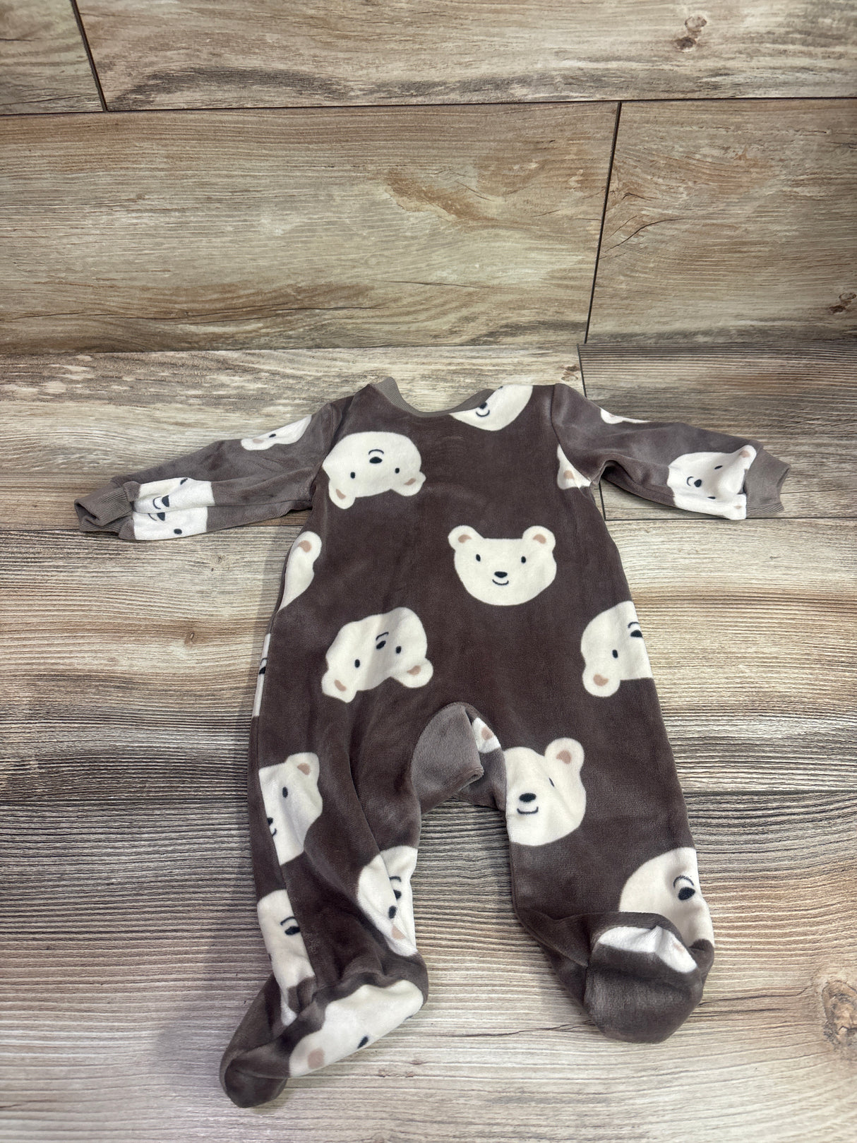 Carter's Blanket Sleeper Brown sz Newborn