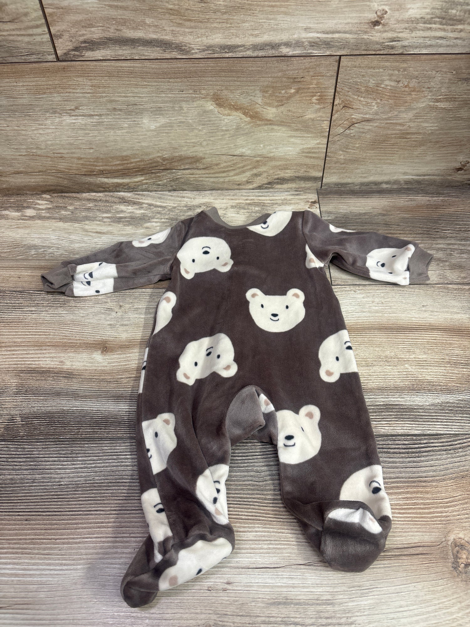 Carter's Blanket Sleeper Brown sz Newborn