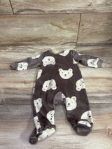 Carter's Blanket Sleeper Brown sz Newborn