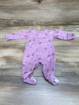 Child Of Mine Owl Print Sleeper Purple sz Preemie