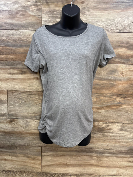 NEW Ficerd Maternity Nursing Shirt Grey sz Large - Me n Mommy To Be