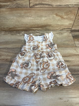 Disney Baby 2pc Shirt & Bambi Shortie Romper Beige sz 6-9m