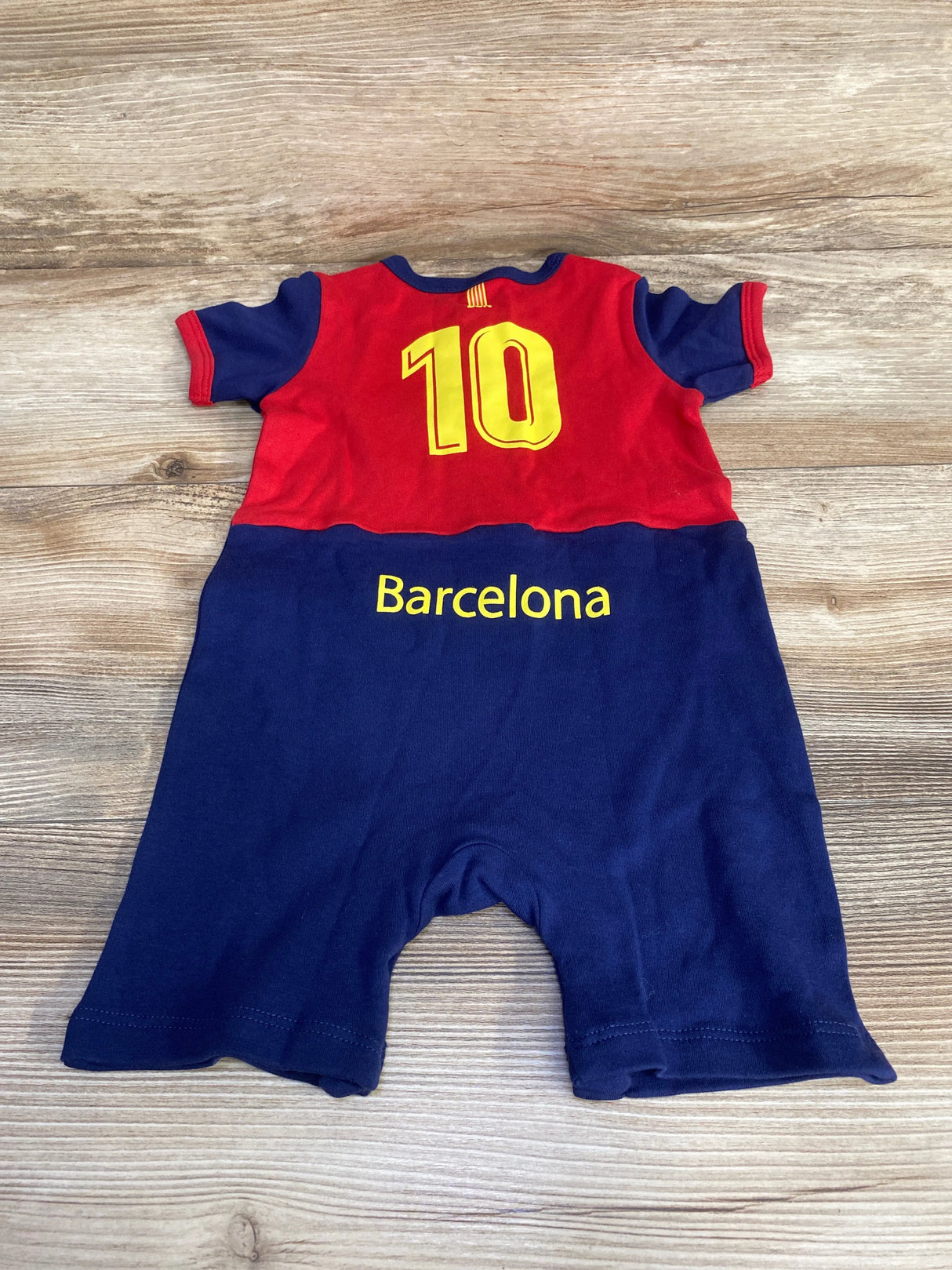 Barcelona Romper Navy/Red sz 12-18m