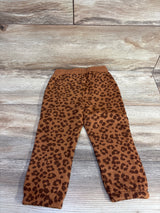 NEW Okie Dokie Brown Leopard Print Jogger Pant sz 18m