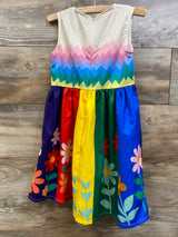 Taylor Floral Sleeveless Dress Ivory sz 5-6T