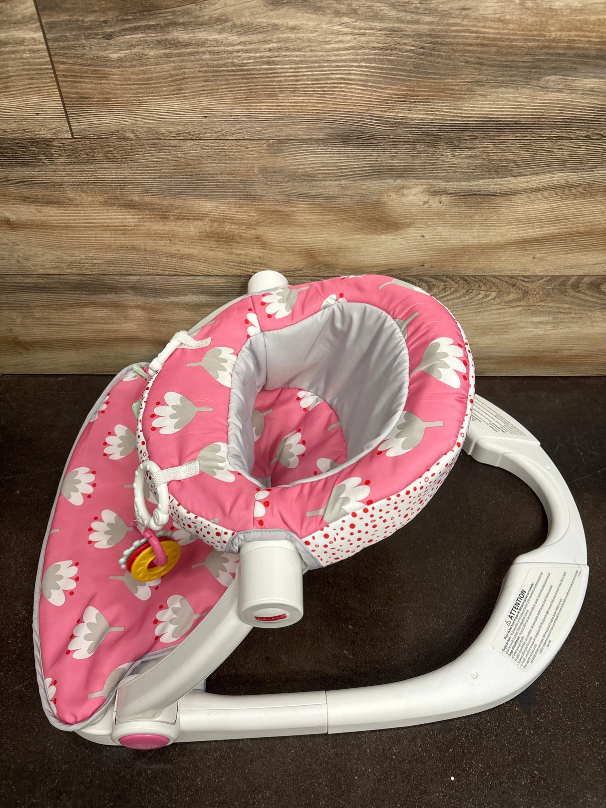 Fisher Price Sit-Me-Up Floor Seat in Pink