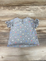 Baby Gap Star Print Shirt Grey sz 6-12m