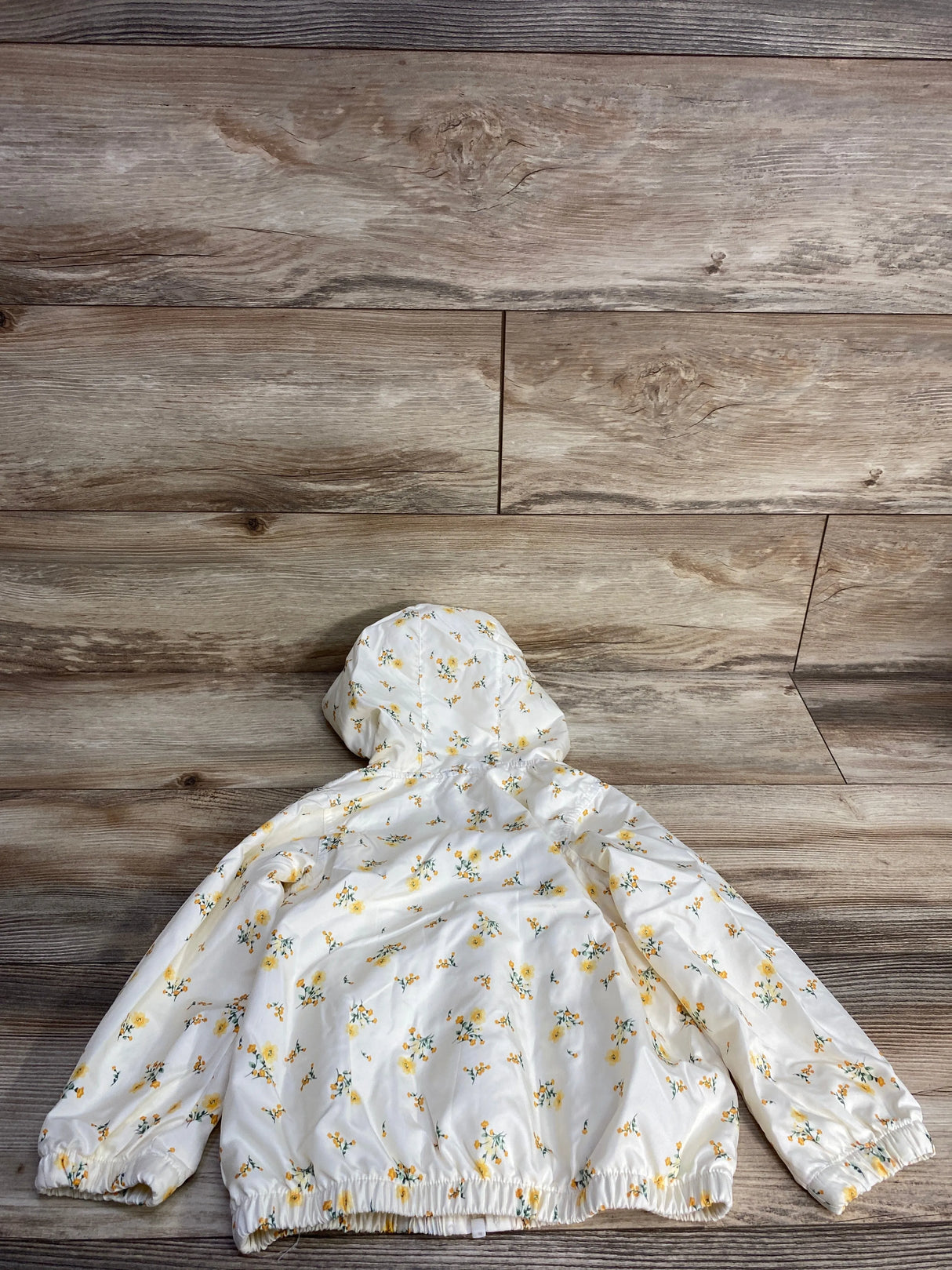 Tahari Baby Floral Lightweight Jacket White sz 4T