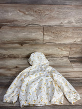 Tahari Baby Floral Lightweight Jacket White sz 4T