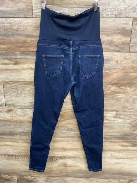Time and Tru Maternity Full Panel Jeans Blue sz Medium - Me n Mommy To Be