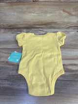 NEW Disney Baby Winnie The Pooh Bodysuit Yellow sz 12m